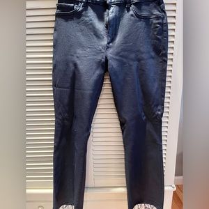 DL1961 size 30 black coated jeans
